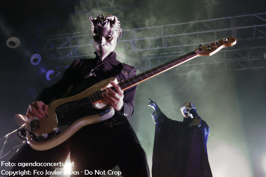 El grup Ghost presentant el disc 'Meliora' a la sala Razzmatazz de Barcelona.