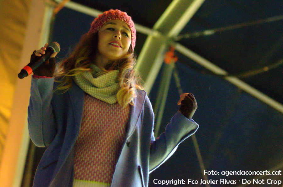 Beth, actuant al Concert per la Llibertat a l'Estadi Olímpic de Barcelona.