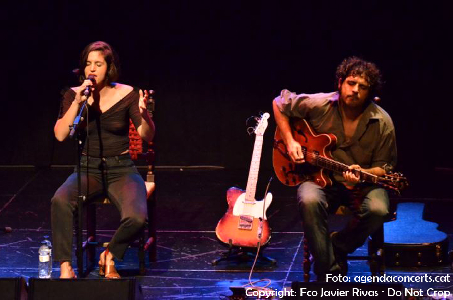 Maria Arnal i Marcel Bagés, actuant al Festival Altaveu 2017 de Sant Boi de Llobregat.
