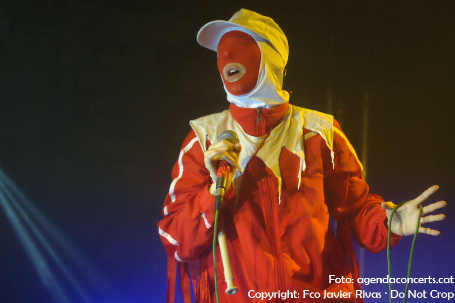 Gazelle Twin, performing at Barcelona's Caixaforum.