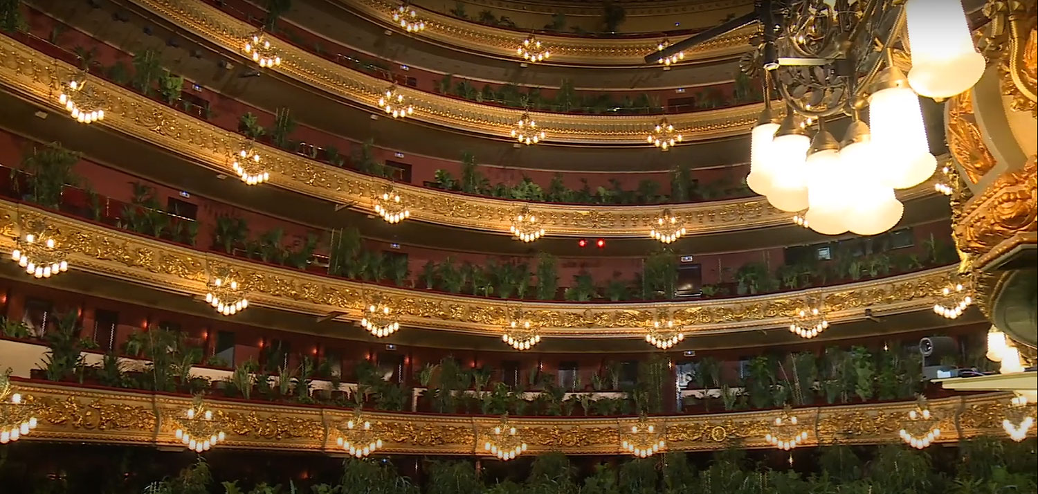 Concert for the Biocene, at the Liceu in Barcelona.