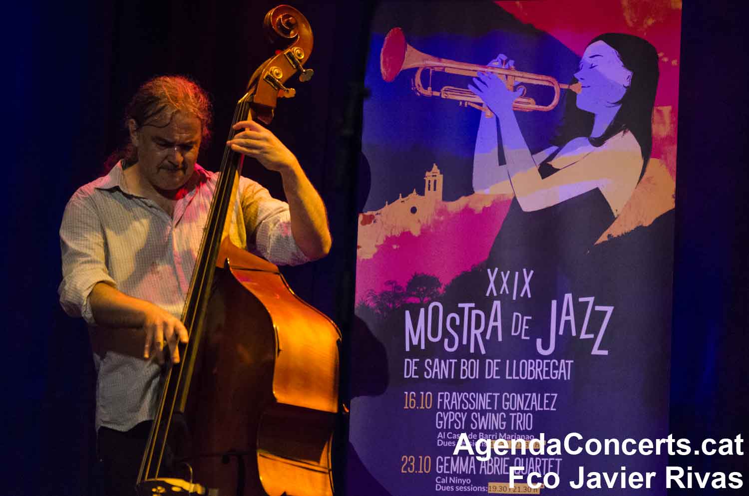 Gemma Abrié Quartet, actuant a la Mostra de Jazz de Sant Boi de Llobregat 2020.