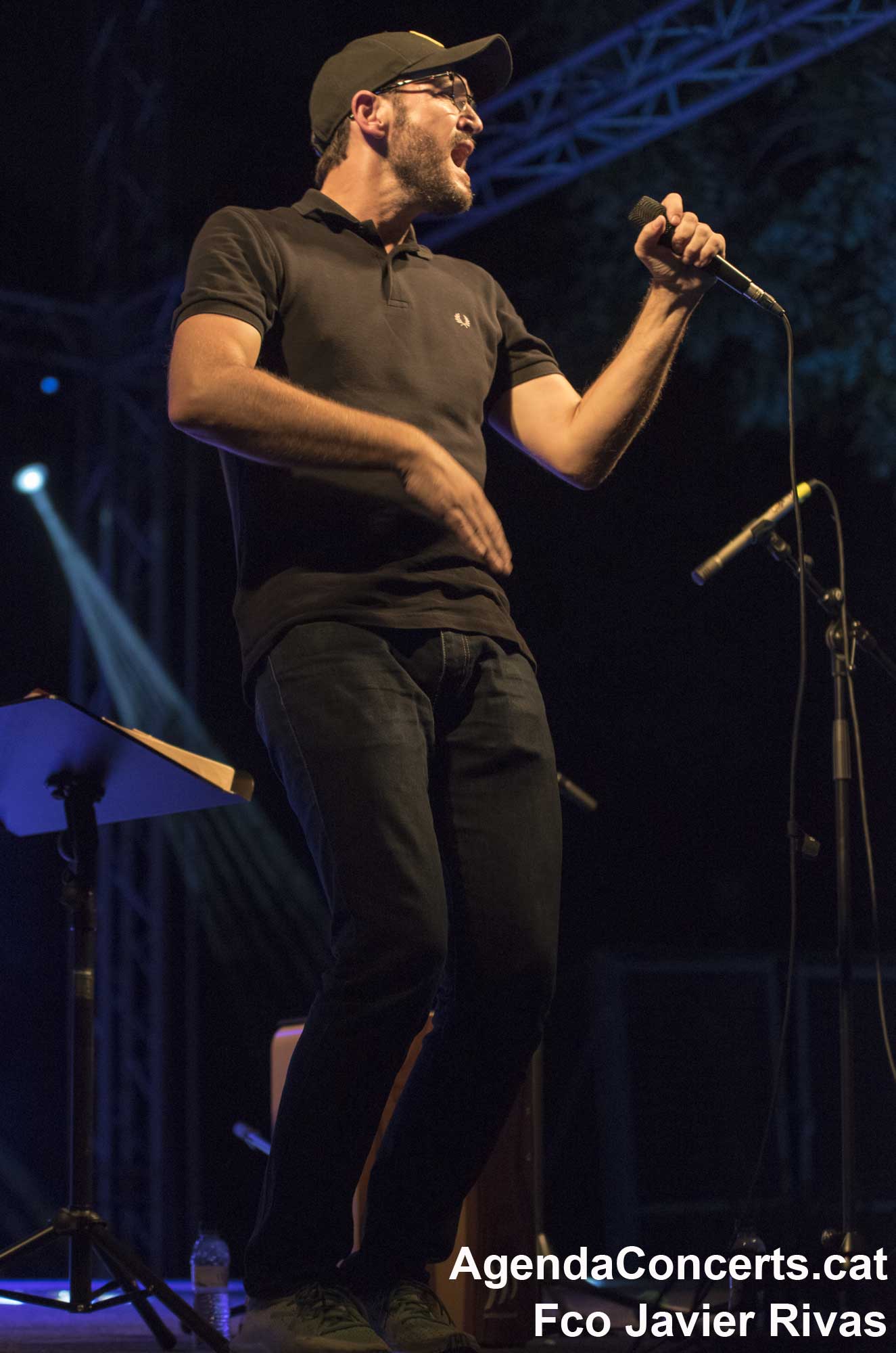 Delafé, actuant al Festival Altaveu 2021 de Sant Boi de Llobregat.
