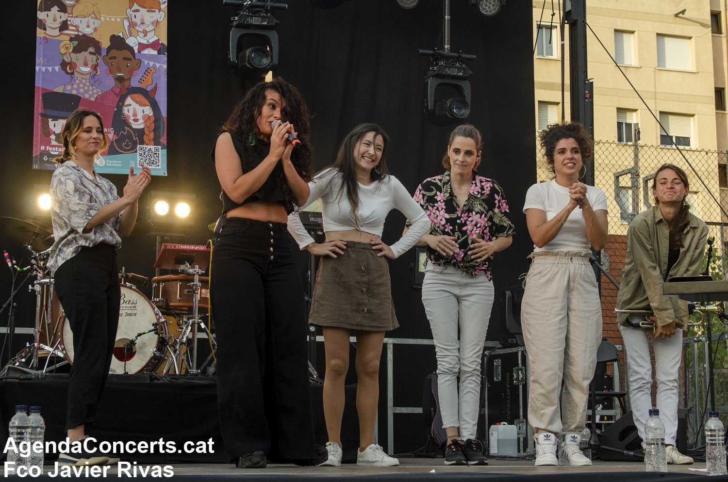 Maruja Limón, actuando en la Fiesta Mayor de Sant Boi de Llobregat 2021.