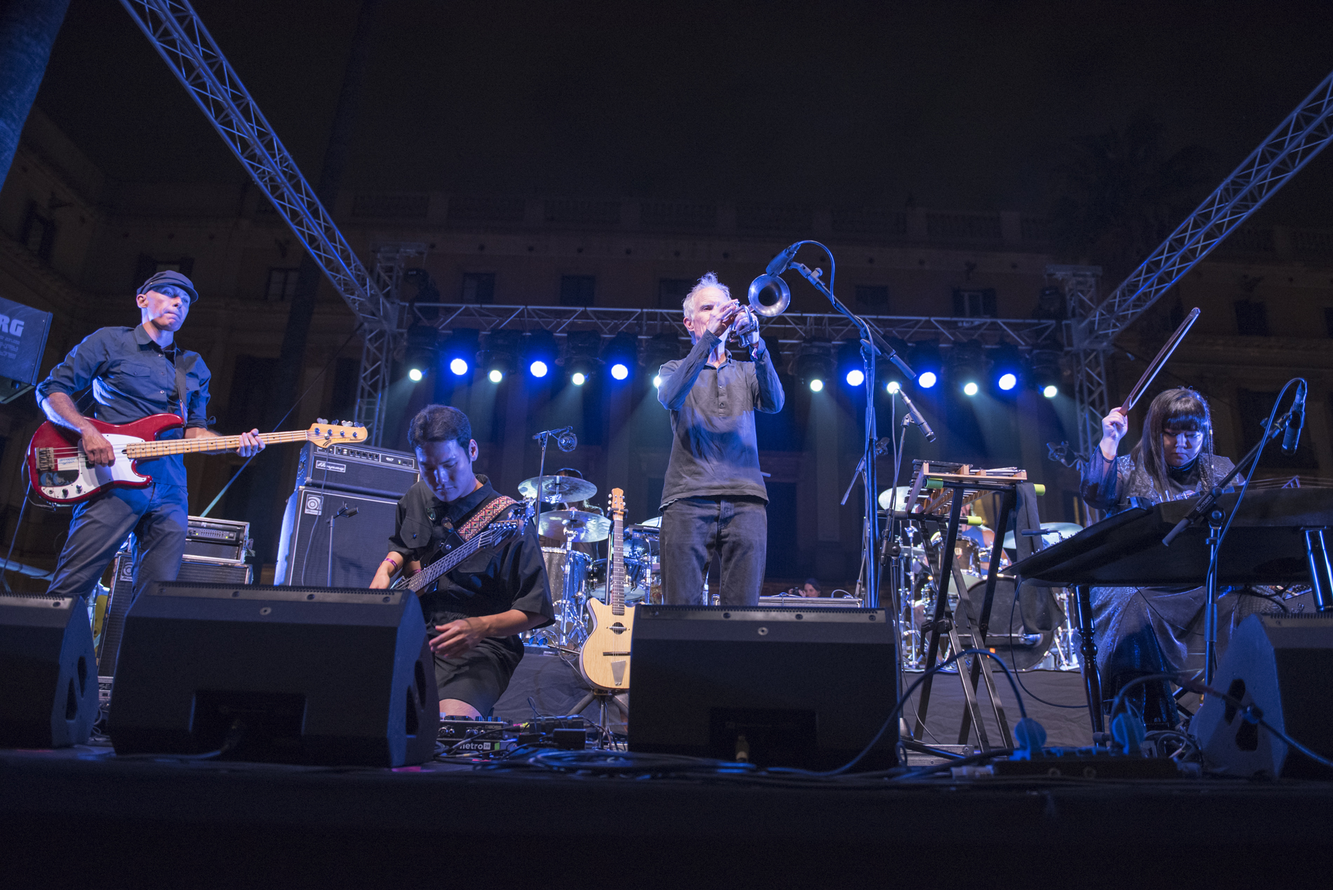 Blood Quartet and Gozupa Dongyang performing at BAM Festival 2024 in Barcelona